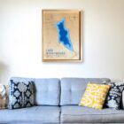 Lake Minnewaska, Layered Wood Map | Minnewaska State Park Preserve
